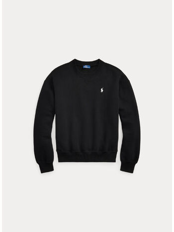 FELPA RICAMATA, POLO BLACK, small