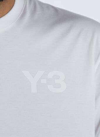 T-SHIRT FRONT LOGO SS TEE, CWHITE, small