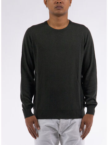 MAGLIONE GIROCOLLO RASATO, , small