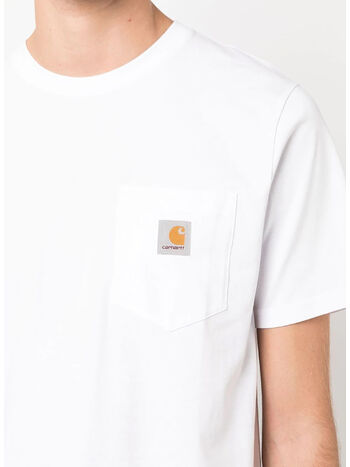 T-SHIRT POCKET, 02XX WHITE, small