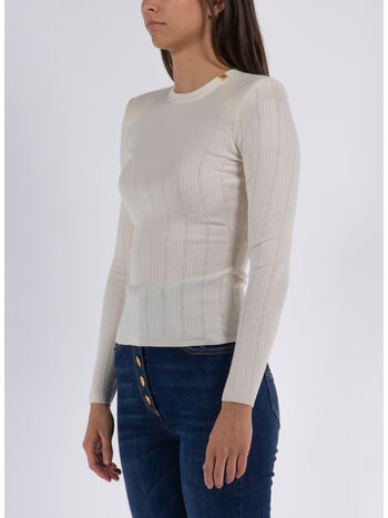 PULLOVER IN LYOCELL A COSTE, 193 BURRO, small