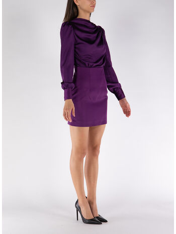 ABITO THE DALIA DOUBLE, AUBERGINE, small