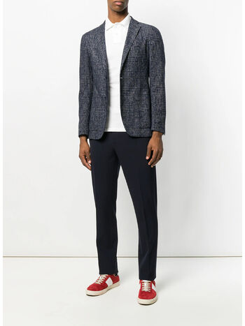 POLO IN PIQUÉ, WHITE, small