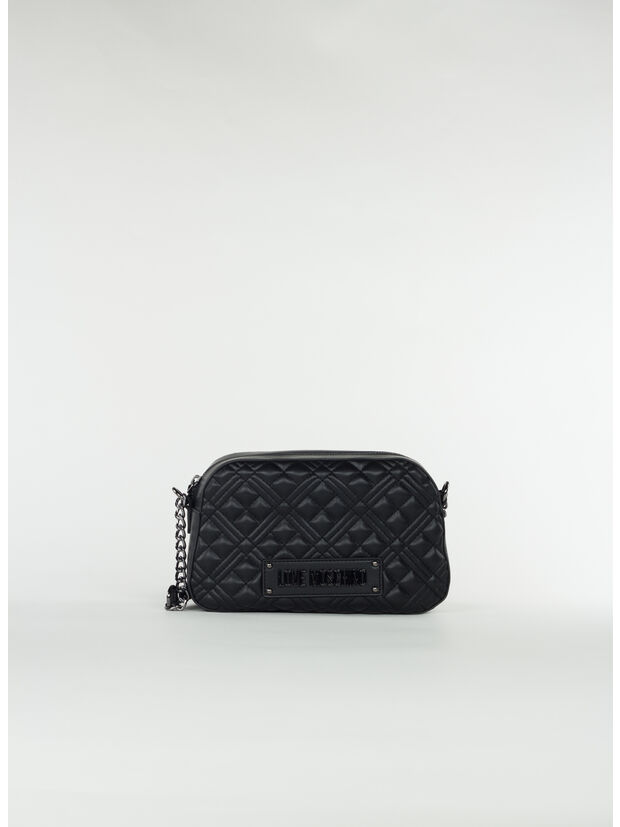 BORSA QUILTED SMALL, 00A NERO, large