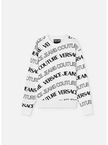 FELPA GIROCOLLO LOGOWAVE, 003 WHITE, small