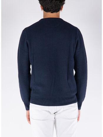 MAGLIONE MINI LOGO, NAVY HTR, small