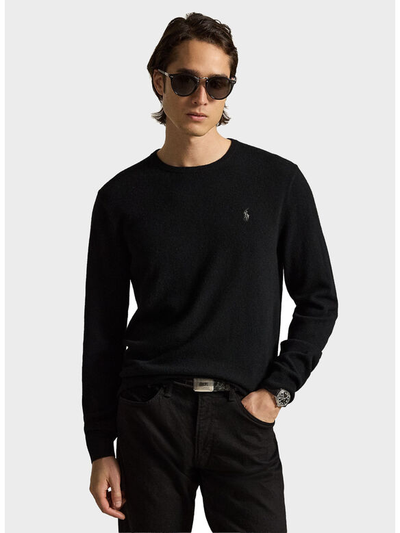 MAGLIONE GIROCOLO, POLO BLACK, medium