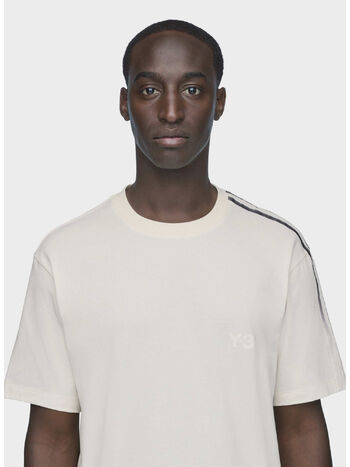 T-SHIRT GRADIENT 3STRIPES, CWHITE, small
