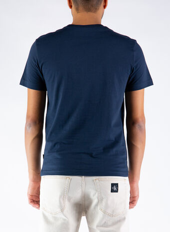 T-SHIRT CHEST BOX LOGO, DW4/CALVINNAVY, small
