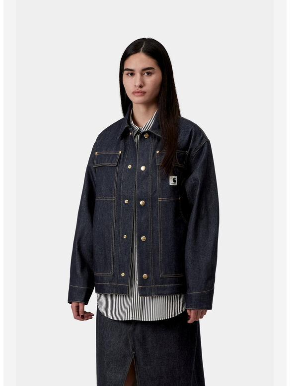 GIUBBOTTO OG ARTIC SMITH DENIM, 0101 BLUE RIGID, medium
