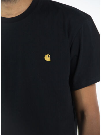 T-SHIRT CHASE, 00FXX BLACK/GOLD, small
