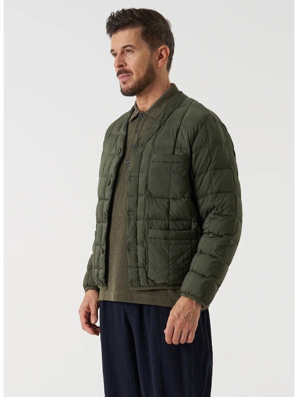 CARDIGAN DOWN, OLIVE, medium
