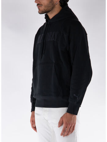 FELPA HOODIE PLEASURES, 01 Puma Black, small