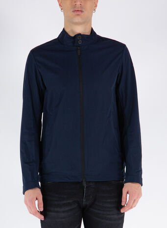 GIACCA WINDBREAKER BARRA, NAVY, small