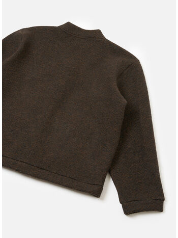 CARDIGAN ADVANCE RAVEN, BROWN, small