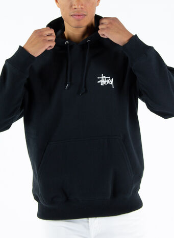 FELPA BASIC STUSSY, BLACK, small