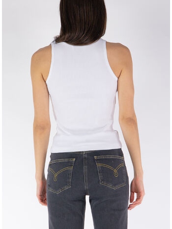 TOP IN VISCOSA CON PATCH LOGO, , small