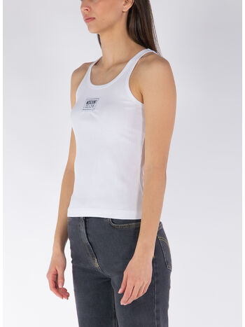 TOP IN VISCOSA CON PATCH LOGO, , small