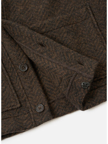 CARDIGAN ADVANCE RAVEN, BROWN, small