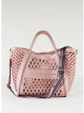 BORSA FLAT BUBY BASKET, MISTY ROSE / LIGHT GOLD, thumb