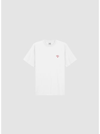 T-SHIRT HEART, 100 WHITE, small