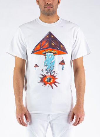 T-SHIRT DOOMSDAY, WHITE, small