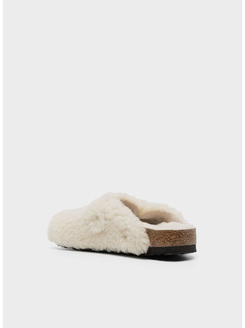 CIABATTA BOSTON BIG BUCKLE SHEARLING, EGGSHELL, small