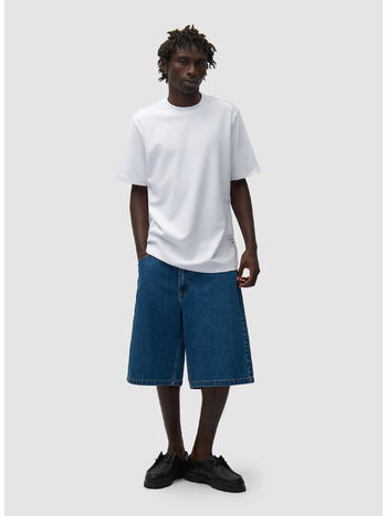 T-SHIRT REVERSIBLE LABEL, 100 WHITE, small