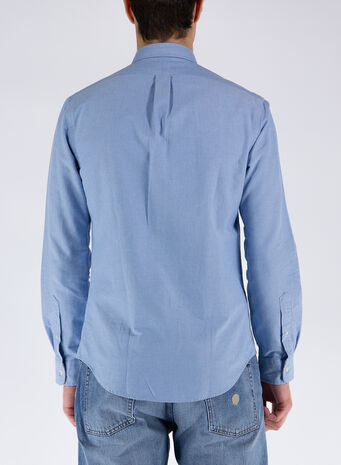 CAMICIA OXFORD, 007BLUE, small
