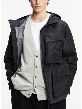 GIUBBOTTO  TECH, BLACK/ANTHRACITE, small