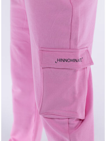 PANTALONE IN FELPA, ROSA BON BON , small