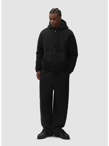 GIUBBOTTO BOILED WOOL, 1 BLACK, small