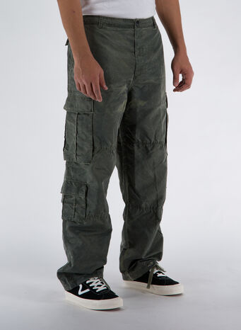 PANTALONI DYED NYLON SURPLUS CARGO, OLIVE, small