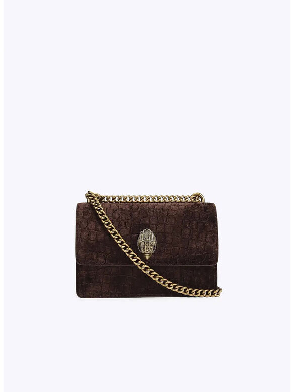 BORSA SHOREDITCH SMALL CROSSBODY FABRIC, DARK BROWN, medium