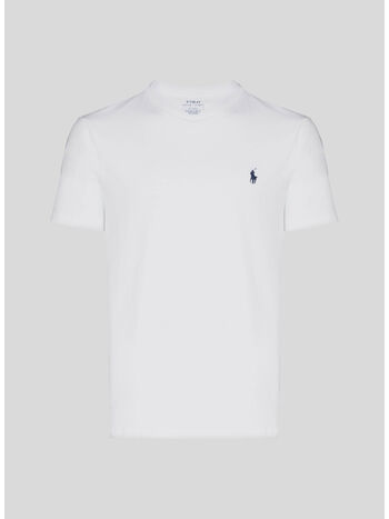 T-SHIRT CUSTOM A MANICHE CORTE, WHITE, small
