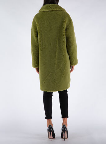 CAPPOTTO CAMILLE COCOON COAT, 57900ARMYGREEN, small