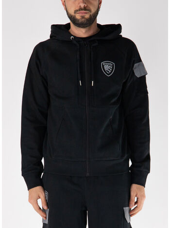 FELPA HOODIE BEAL, 999 NERO, small