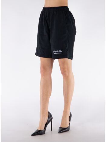 SHORTS SCRIPT LOGO GYM, BLACK, small