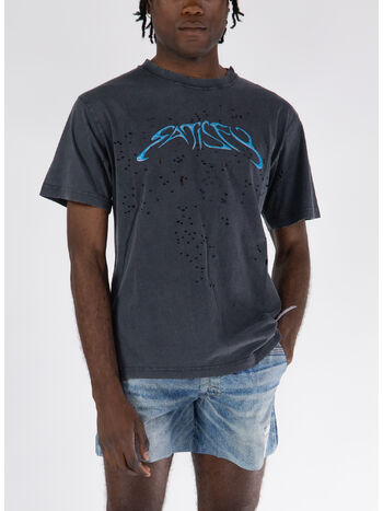 T-SHIRT MOTHTECH TEE UNISEX, AGED BLACK, small