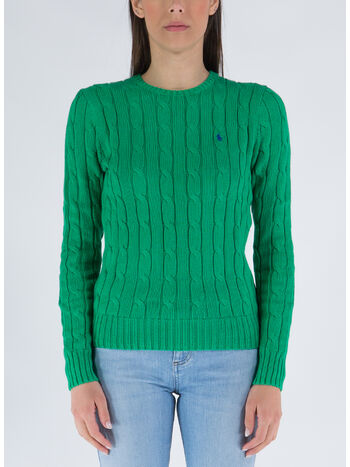 MAGLIONE GIROCOLLO, PREPPY GREEN, small