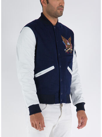 GIUBBOTTO VARSITY COLLEGE, NAVY, small