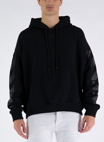 FELPA RUBER ARROW SKATE HOODIE, 1010BLACKBLACK, small