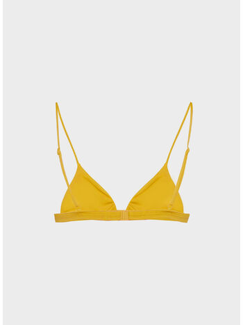 BIKINI TOP A TRIANGOLO, 00101H YELLOW, small