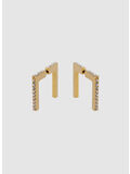 ORECCHINI CON STRASS, U95 ORO GIALLO, thumb