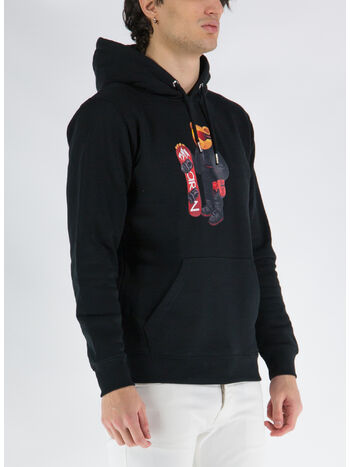 FELPA ORAGNIC FILOU, 01 BLACK, small
