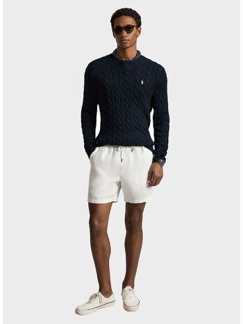MAGLIONE GIROCOLLO, HUNTER NAVY W/ C8135 PP, small