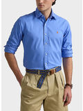 CAMICIA CON LOGO RICAMATO, HARBOR ISLAND BLUE, thumb
