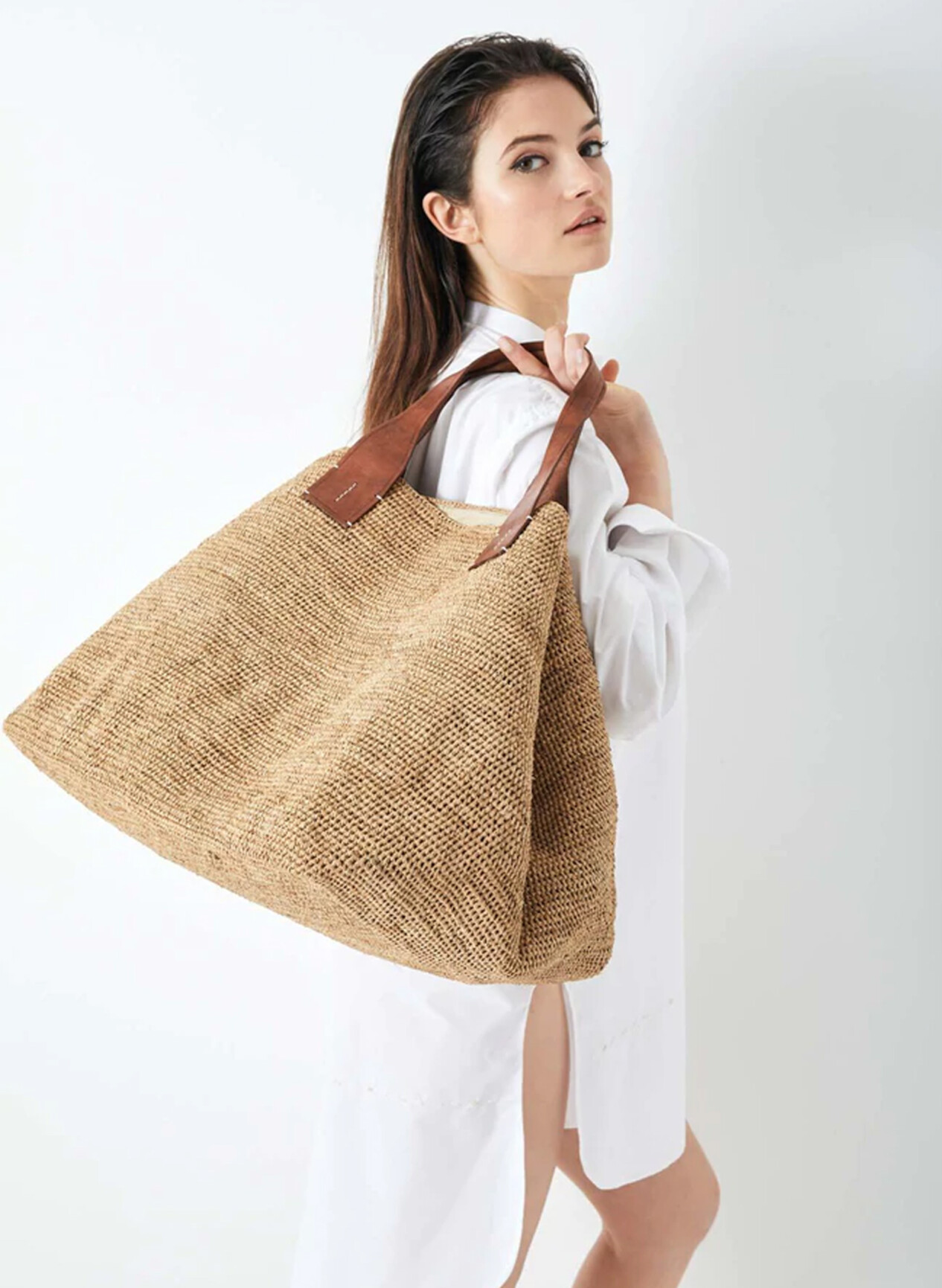 IBELIV BORSA RIO Beige Marrone Selecteur