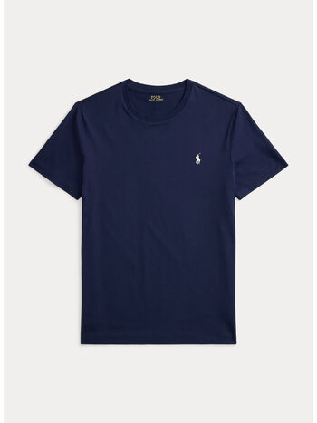 T-SHIRT IN JERSEY CUSTOM SLIM-FIT, NEWPORT NAVY/C8125, small