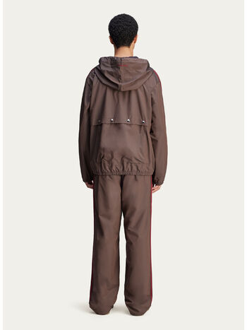 FELPA HOODIE ANORAK WB, NBROWN, small